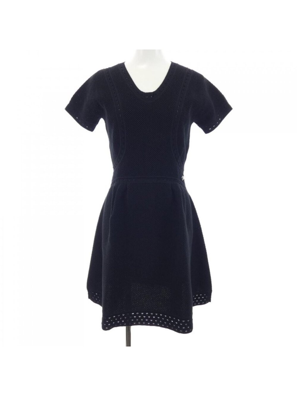 Chanel Tunic Coat Black